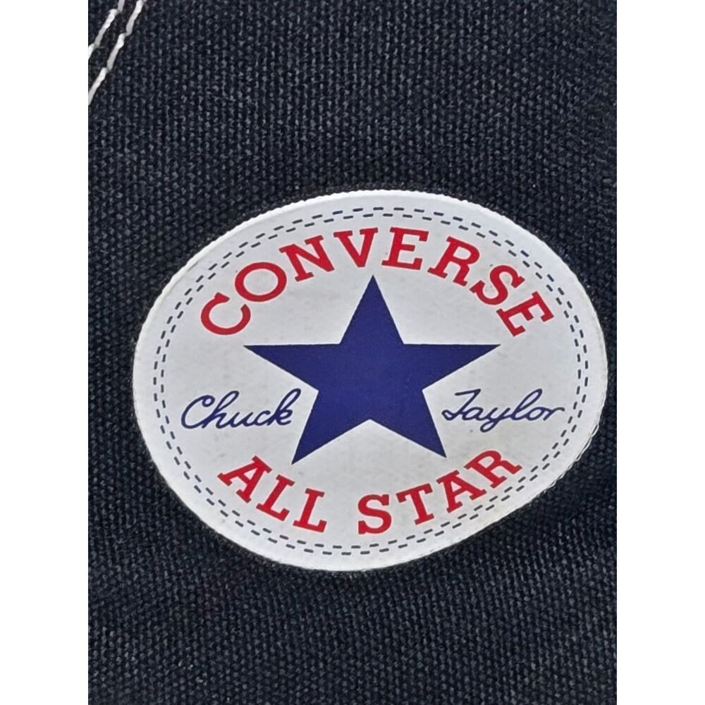 Converse Chuck Taylor All Star High Top Sneakers | Women's Size 8 | Black White - Picture 3 of 9